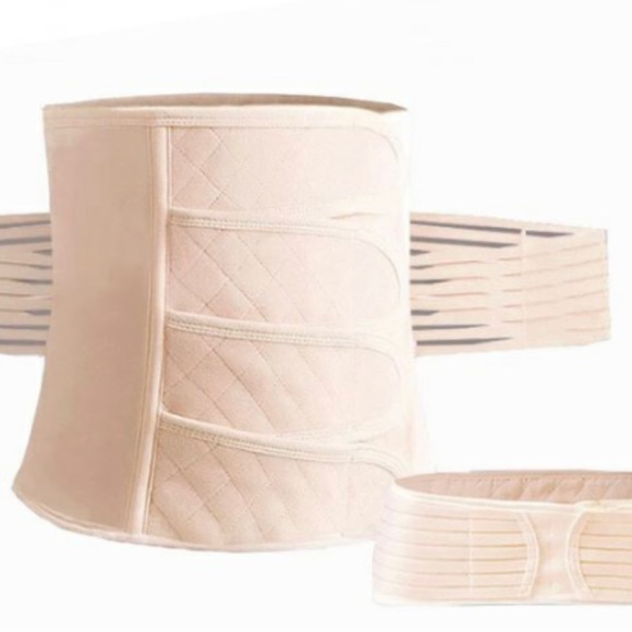 MammaBump Postpartum Belly Band (Tan, Large) - Picture 2 of 4